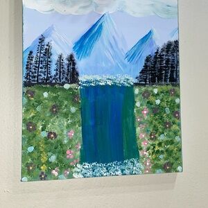 Mountain Landscape Canvas Art